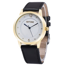 Women Fashion Leather Band Analog Quartz Round Wrist Watch Watches