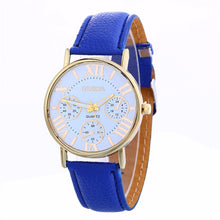 Women Creative Geneva Watch Leather Straplt Table Watch