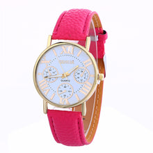 Women Creative Geneva Watch Leather Straplt Table Watch