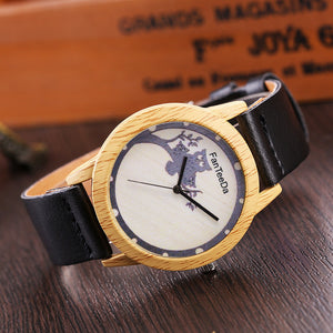 Luxury Fashion Leather Band Analog Quartz Round Wrist Watch Watches