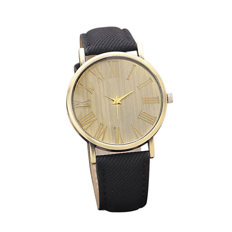 Retro Style Quartz Watch Denim Quartz Watches