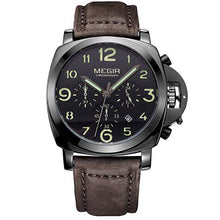 Men Top Brand Luxury Quartz Men Watch Big Dial Chronograph Military Watches Luminous