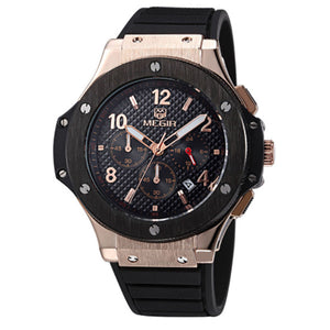 Quartz Men Watch Big Dials Silicone Sports Military Watches