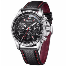 Mens Watches Top Brand Luxury Quartz Men Watch Fashion Casual Black PU Starp Clock