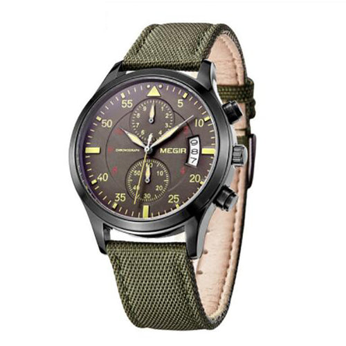 Men Watches Fashion Canvas Military Watch for Gentle Men Male Quartz Wristwatches