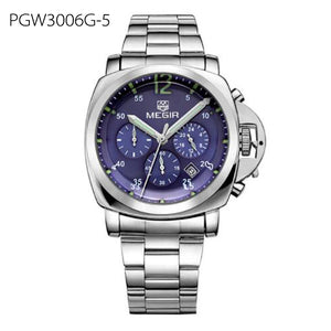 Men Top Brand Luxury Watches Clock Stainless Steel Quartz Wristwatches