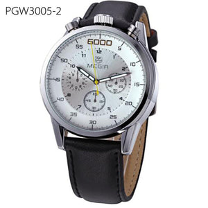 Men's 3D Display Business Men Quartz Military Watches