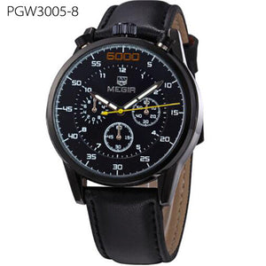 Men's 3D Display Business Men Quartz Military Watches