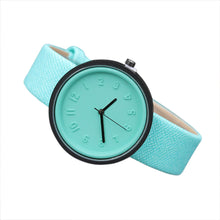 Unisex Simple Fashion Number Watches Quartz Canvas Belt Wrist Watch