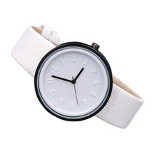 Unisex Simple Fashion Number Watches Quartz Canvas Belt Wrist Watch