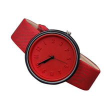 Unisex Simple Fashion Number Watches Quartz Canvas Belt Wrist Watch