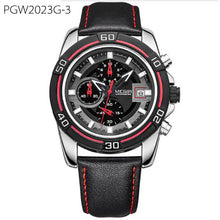 Brand Men Business Watch Luxury Leather Strap Chronograph Quartz Military Wrist Watches Clock