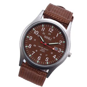 Luxury Fashion Mens Quartz Analog Watches Watch