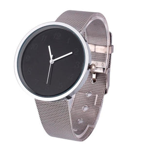 Men Contracted Fashion Watches Steel Band Watches