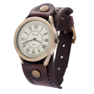 Fashion Casual Watch Dress Watches Vintage Quartz Analog Punk Watch