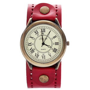 Fashion Casual Watch Dress Watches Vintage Quartz Analog Punk Watch