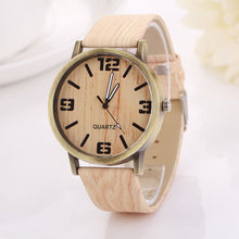 Vintage Wood Grain Watches Fashion Women Quartz Watch Wristwatch