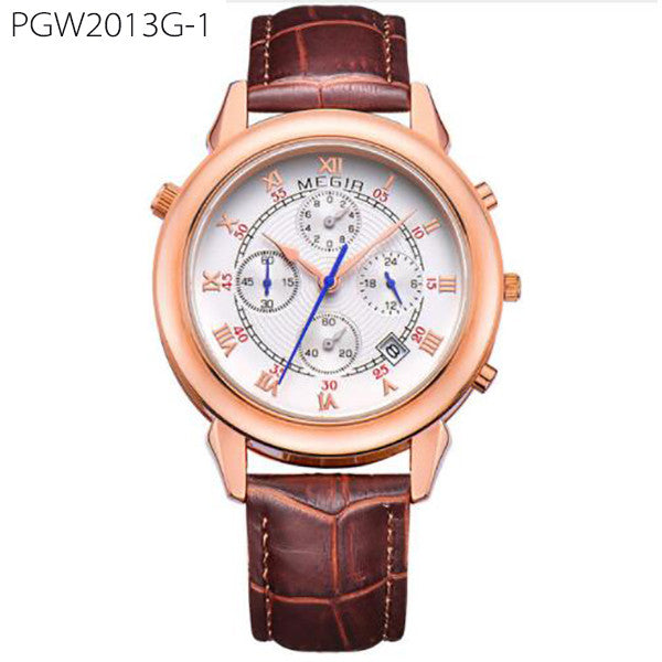 Original Military Watch Men Quartz Wristwatch Clock Genuine Leather Bracelet Roman Dial Classic Watches