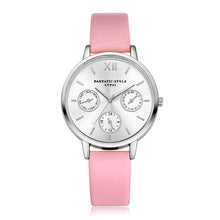 Women Fashion Leather Band Analog Quartz Round Wrist Watch Watches