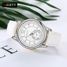 Women Fashion Leather Band Analog Quartz Round Wrist Watch Watches