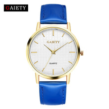 Women Fashion Leather Band Analog Quartz Round Wrist Watch Watches