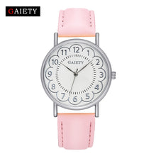 Women Fashion Leather Band Analog Quartz Round Wrist Watch Watches