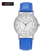 Women Fashion Leather Band Analog Quartz Round Wrist Watch Watches